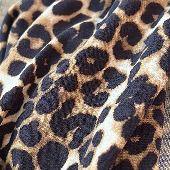 Purr 😸 like a Leopard 🐆 in this Sleek, Soft & Stylish Animal 🦒 Print Blouse. - Picture 14 of 17